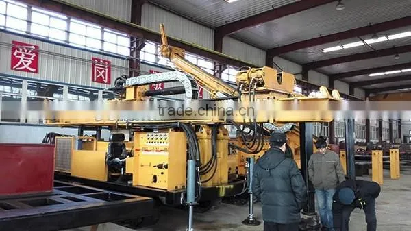 All formation multifunctional pile hole drill , HFW3000A borehole drilling machine price