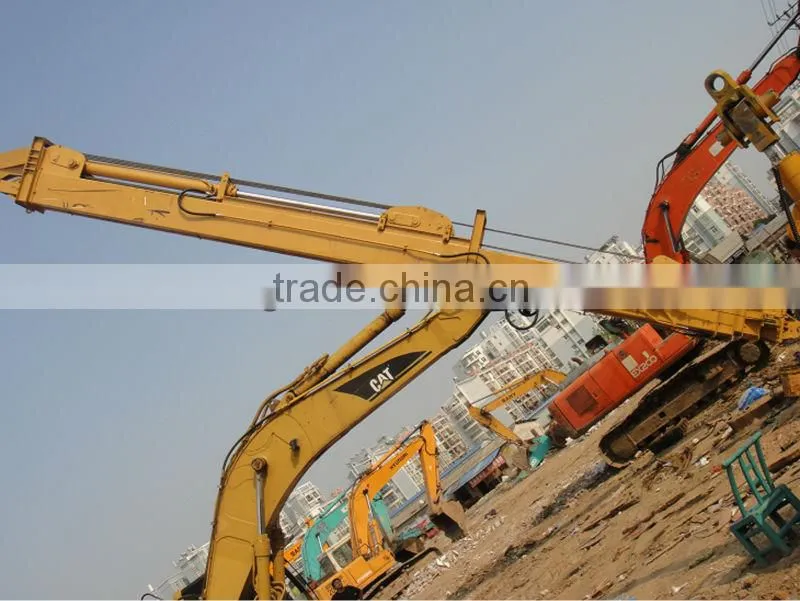 E330 excavator telescopic boom with clamshell , E320 E330 E345 excavator telescopic boom