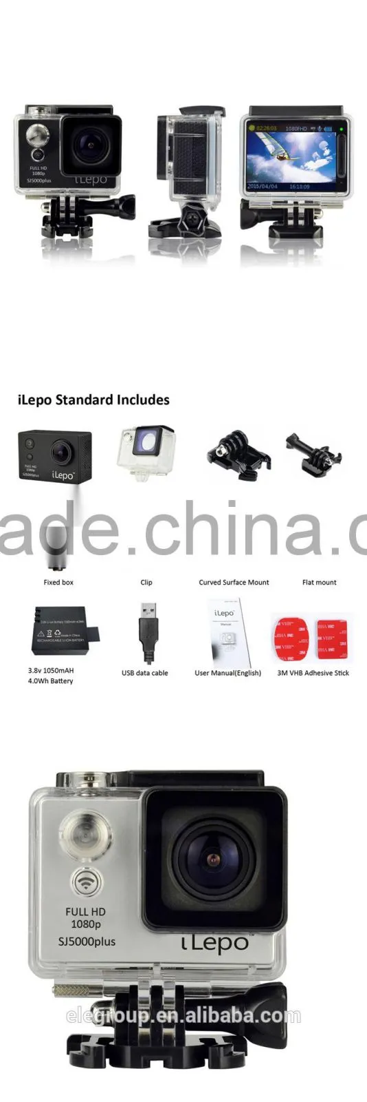 2.0 inch LCD screen hd 1080p waterproof outdoor SJ5000plus digital camera wifi sports cameras