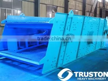 High Screening Efficiency Linear Vibrating screen made in china by TRUSTON