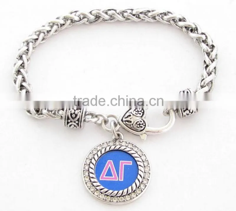 Delta Gamma letter Fits All Beaded Charm Bracelets