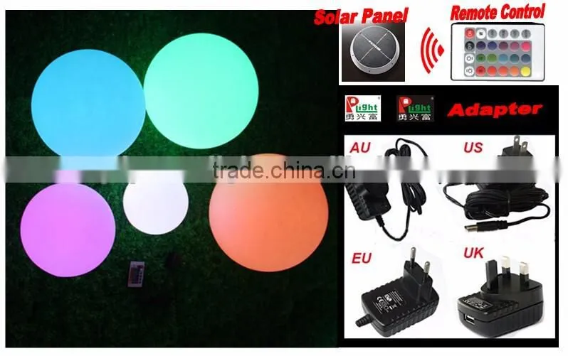 Solar LED ball with remote control YXF-800S1