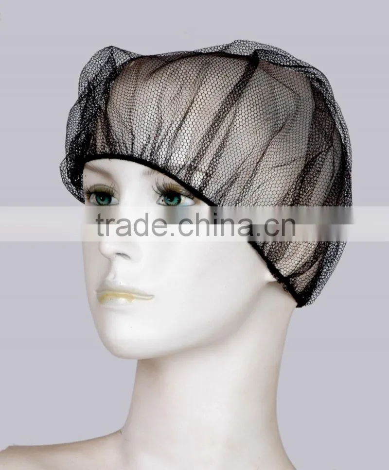 nylon elastic white hairnet stockinet polyester mesh caps 18" 19" 21" 24" 28"