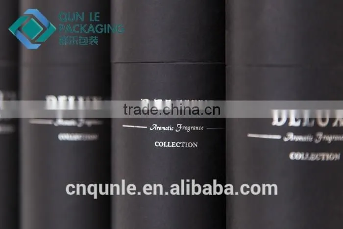 Custom Made Paper Tube Reed Diffuser Packaging Box with Hot Foil Stamping