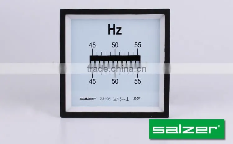 SALZER Brand SA-R96 Frequency Meter with Reeds
