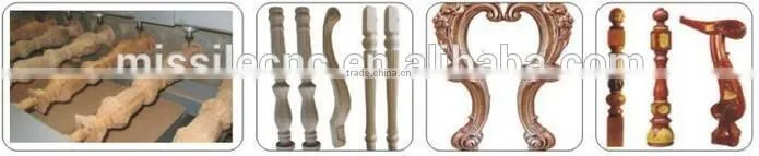 Industrial CNC 3D Engraving Cylinder 4 Axis Wood CNC Router Machine with 8 heads