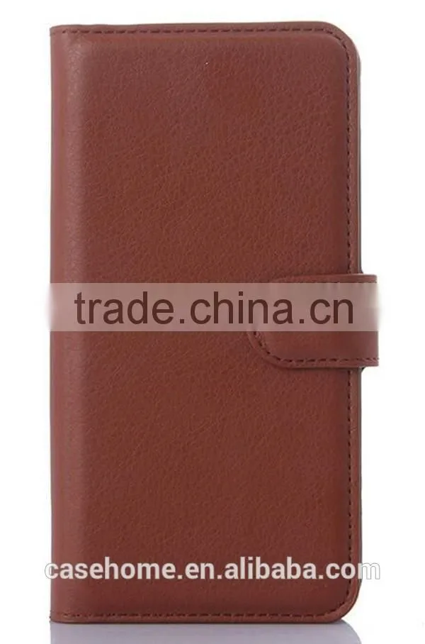 Factory Hand Made Leather Wallet Flip Cover for Asus Zenfone 5 Lite