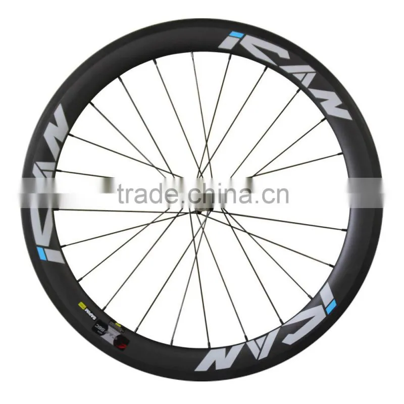 T700 carbon road wheels 27mm width carbon clincher road wheels 56C