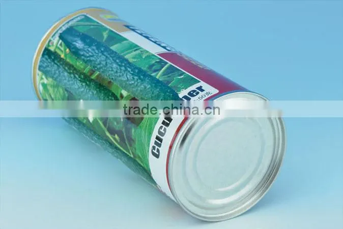 Buy Round Empty 50g Cucumber Seeds Metal Tin Can