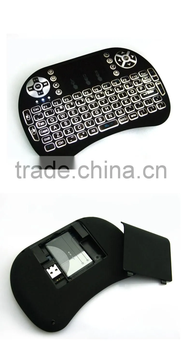 K08II Mini wireless keyboard mouse combo air mouse with backlight