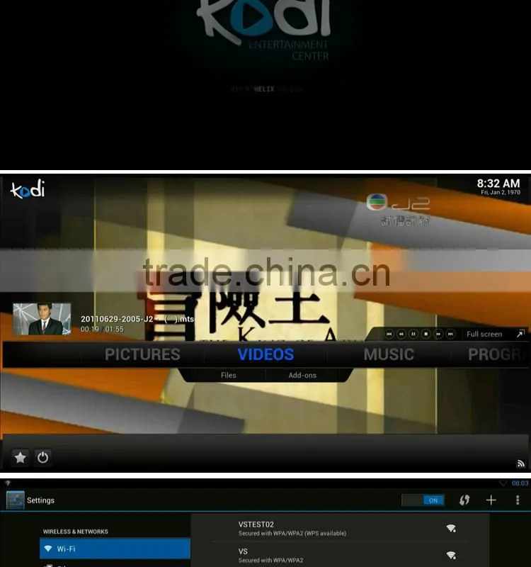 Low cost AML S805 quad core tv box with H.265 video support