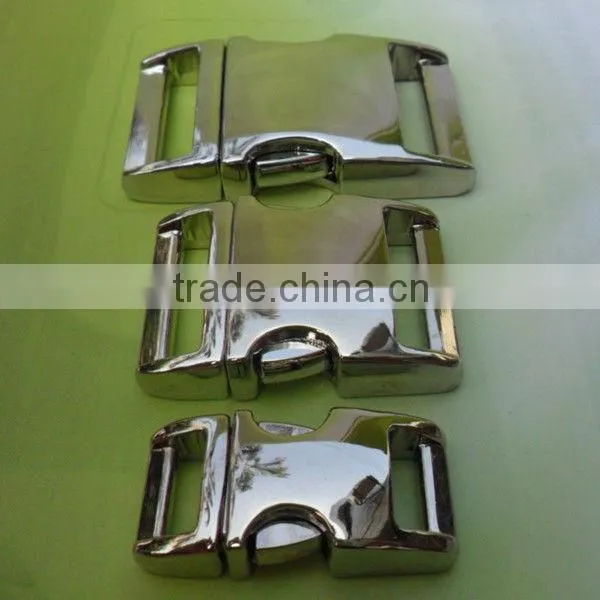 3/8' curved metal buckle for paracord bracelet
