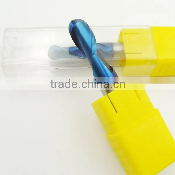 Solid Carbide Ball Nose End Milling Cutters , milling machine bits for metal processing
