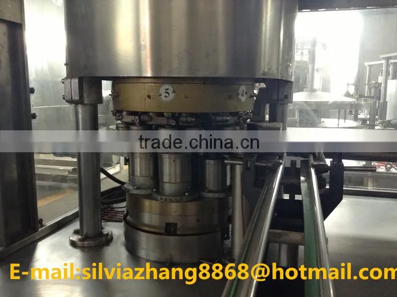 Aluminium can carbonated drink filling machine