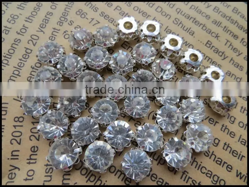 High quality crystal rhinestone claw! Wholesale rhinestone in settings!Bulk metal base rhinestone claw rhinestone in setting!!