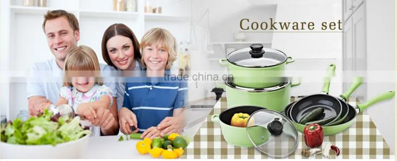 China Wholesale 24cm Aluminum Enamel Casseroles Deep Casserole Pots