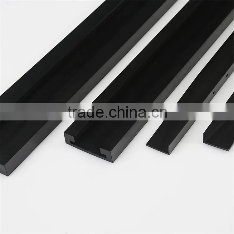 OEM wear-resisting moulding injection Tivar1000 RCH1000 PEUHMW plastic linear guide rail