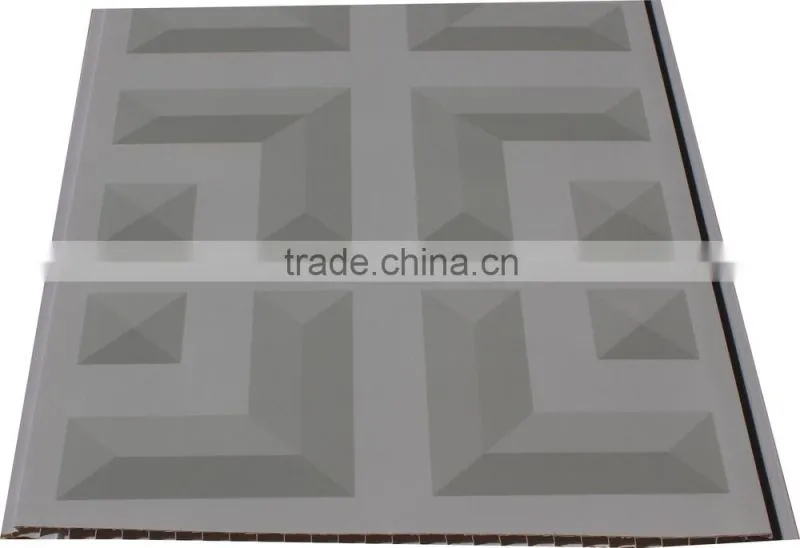 Hot foil stamping pvc ceiling panel P23