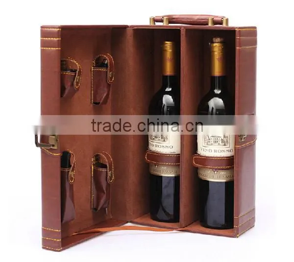 2014 Exquisite Design wooden wine bottle holder