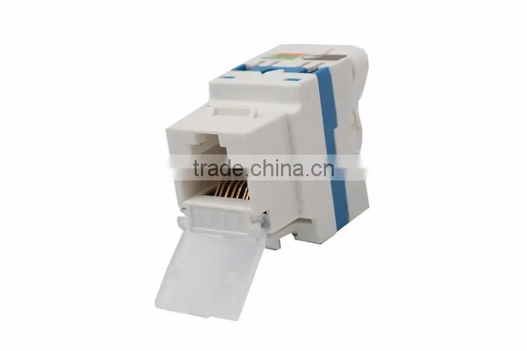 without tool cat6 utp keystone jack, rj45 cat6 wall jack connectors keystone jacks