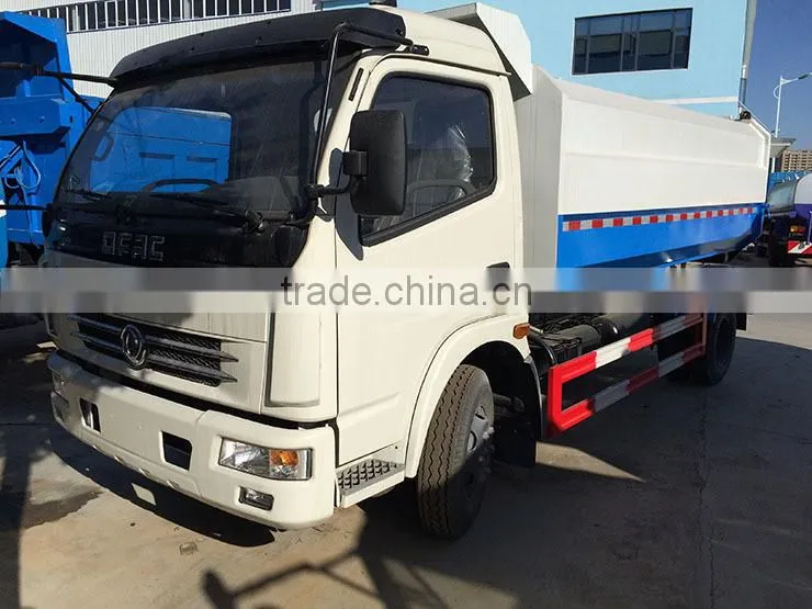 5t Garbage Truck,5 ton bucket side lifter garbage truck, 6 m3 hydraulic lifter garbage truck