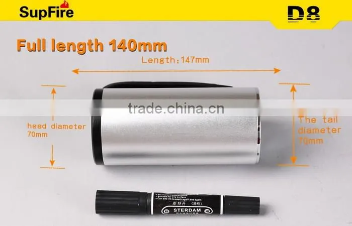 Supfire D8 Waterproof IP68 Explosion-Proof Torch Light