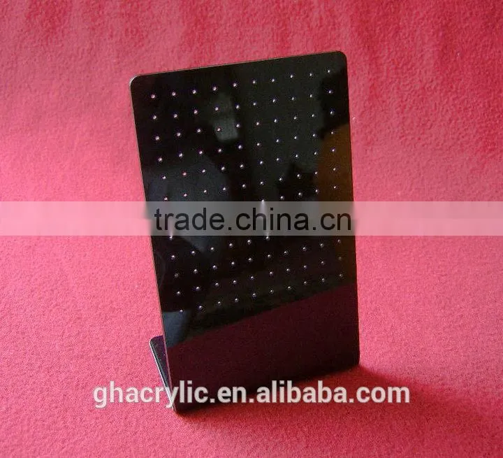GH-RZ356 2014 hot sale Elegant and fashionable earring display,Plastic Acrylic Earring Display