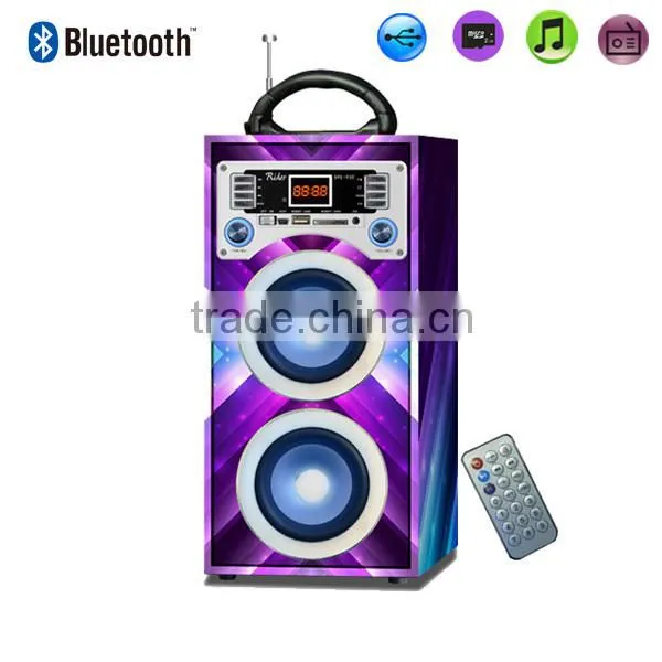 NT-WS001 USB TF FM wood speaker