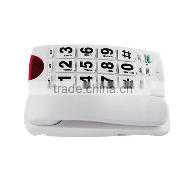 fix line wireless basic function analog telephone set