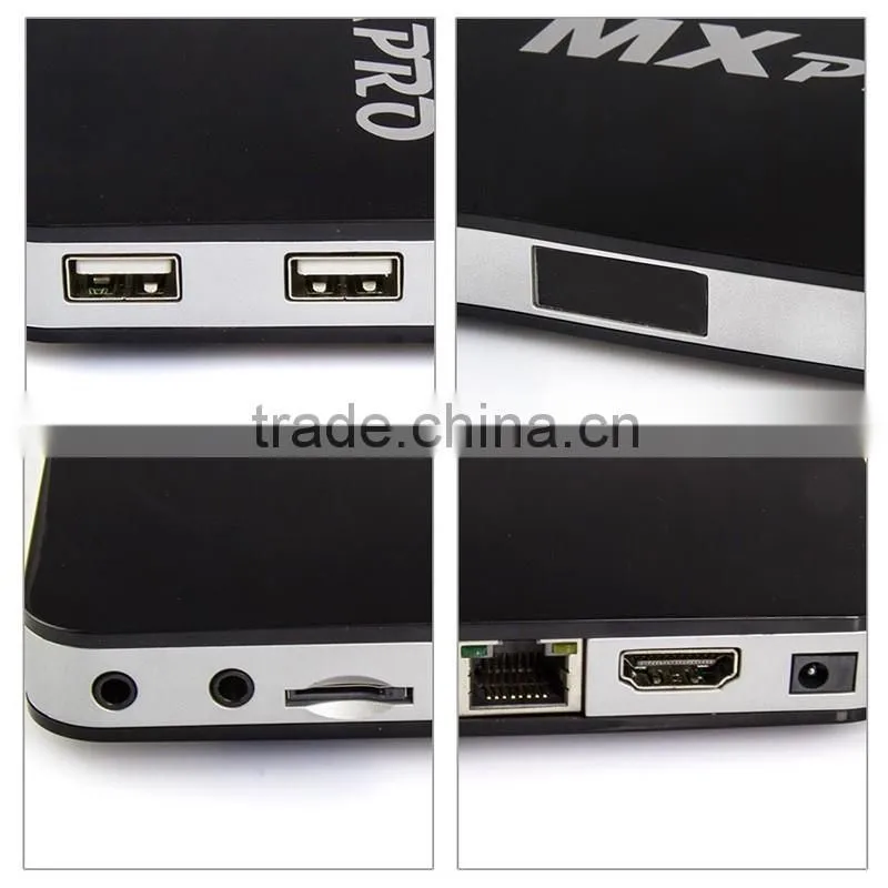 Quad Core MX PRO tv box 1G 8G Amlogic S805 ARM android tv box Support Bluetooth 4.0