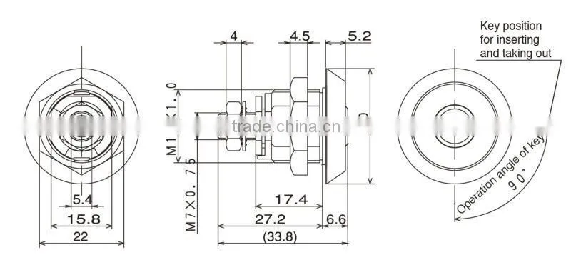 Japanese high quality and security industrial lock serieas, door & window accessories