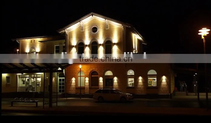 Exterior up down cob led wall sconce lights waterproof for outdoor Architectural