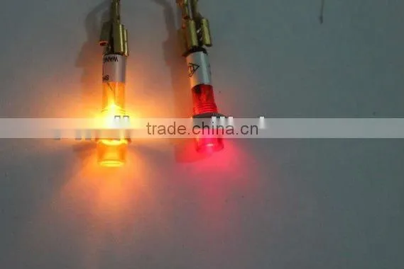 YL1-105 plastic electric mi bulb 7mm 24v neon indicator light