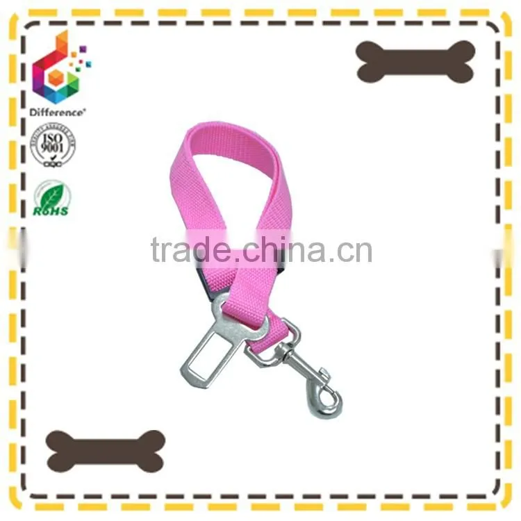 Pink nylon rope adjustable high quality pet collar