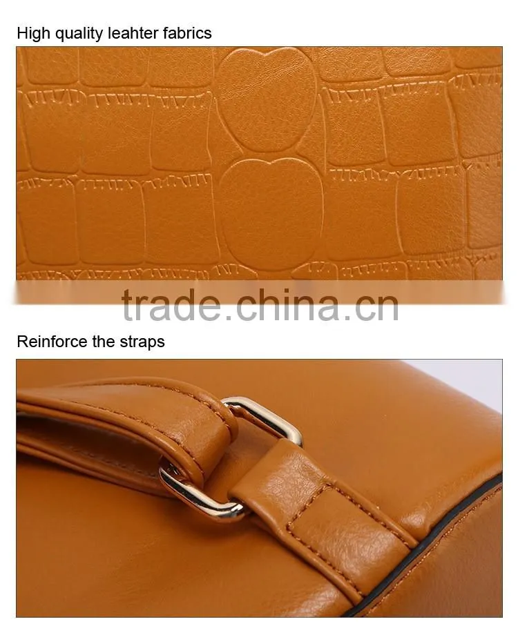 china 2016 backpack brand names women leather backpack