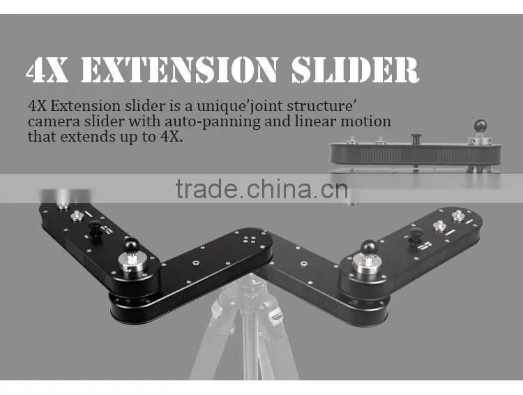 China factory produce cnc machining mini aluminum video camera slider