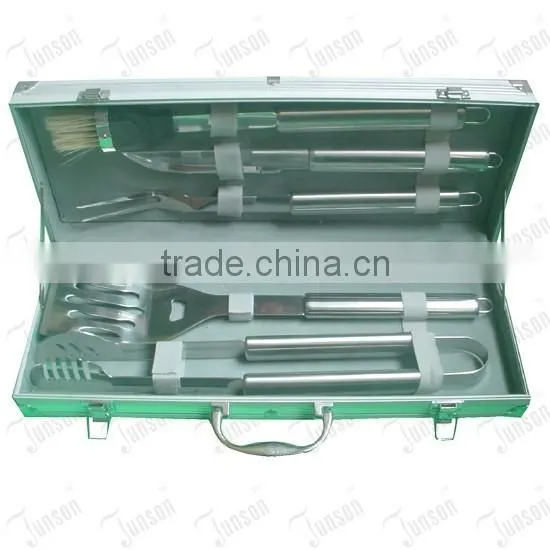 5 pcs stainless steel barbecue tool set