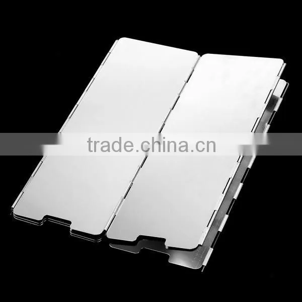 outdoor aluminum wind shield