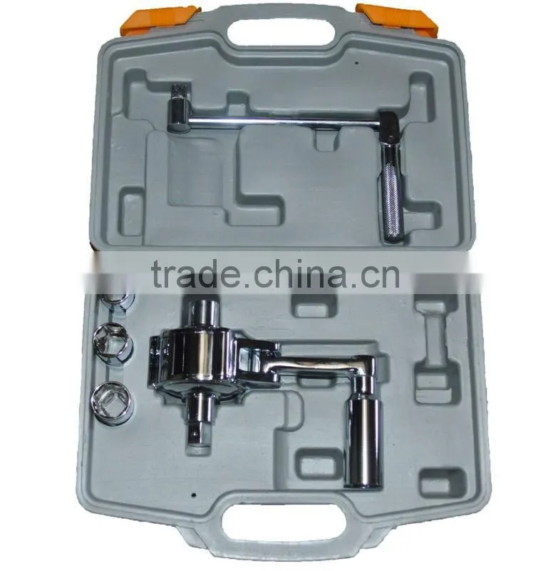 Truck tire impact wrench labor saving wrench