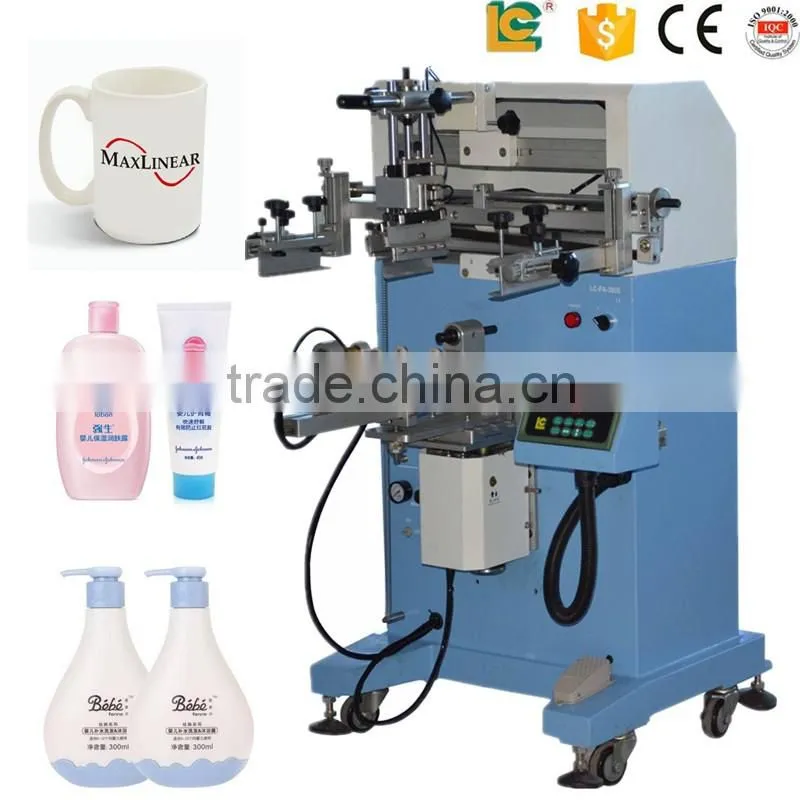 gift box perfume bottle tube cup Silk screen printing machine for sale LC-PA-300E