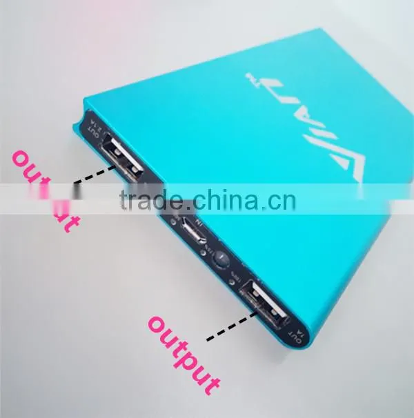 2015 Trade Assurance 12000mah Mobile Power Bank Slim Power Bank 12000mah