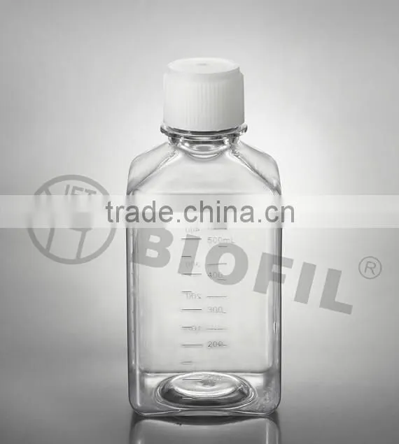 HDPE Square Media Bottles 500ml