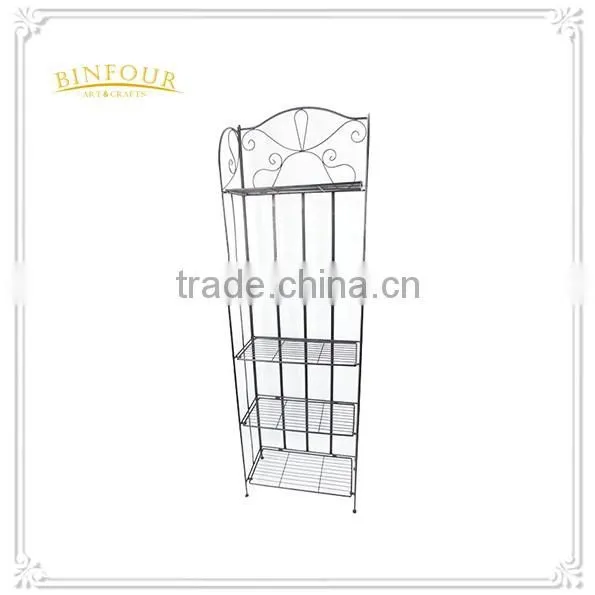 5 tier garden decorative metal shelves