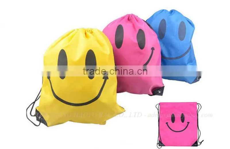 Customized smile picture shoes carry bag for packaging