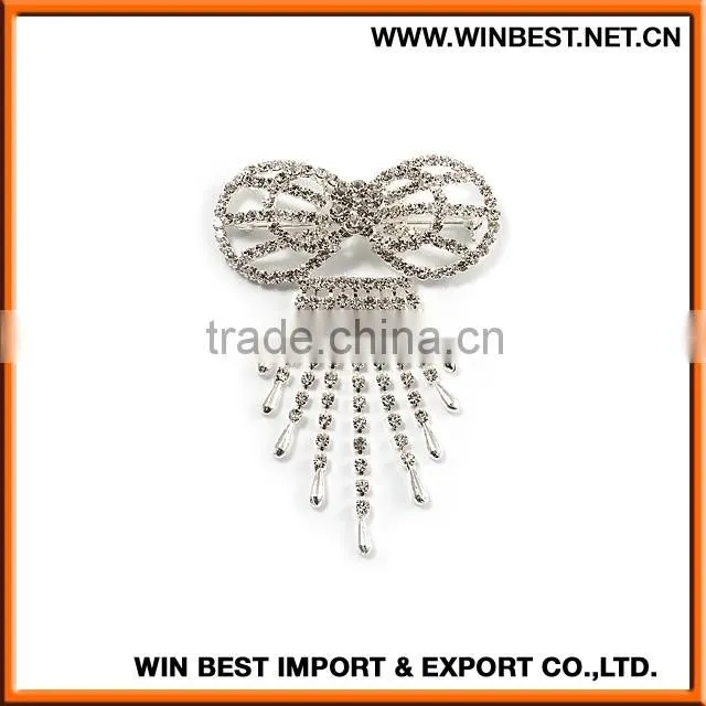 2015 New design rhinestone brooch wholesale, latest fashion brooch pin, brooch making supplies