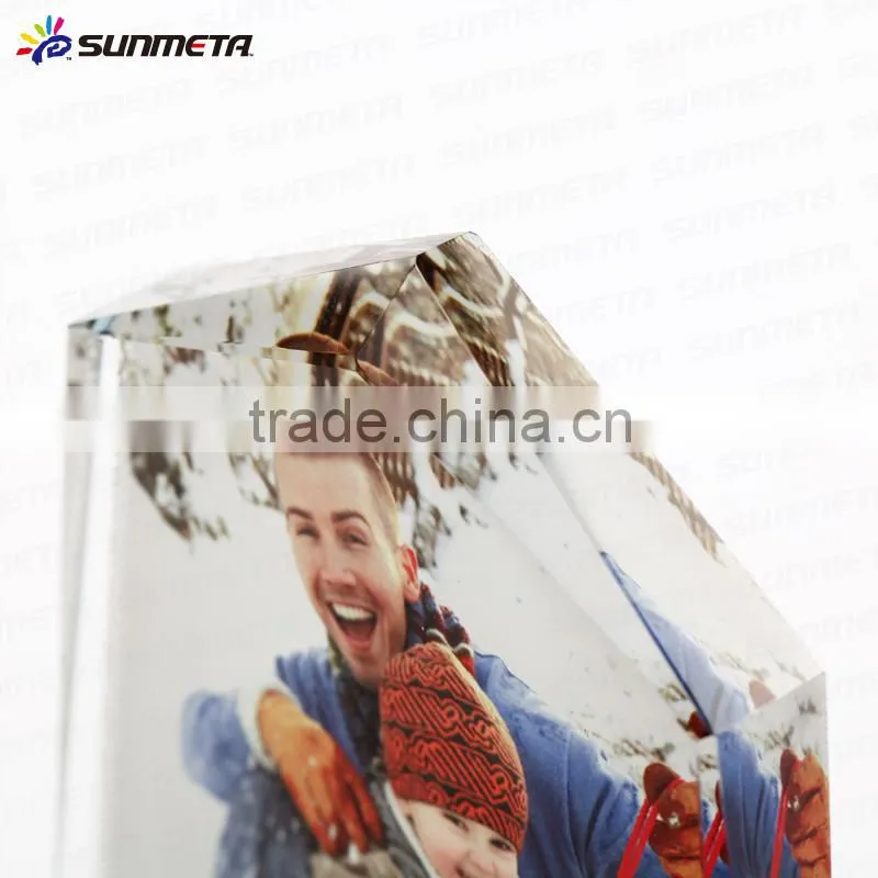 Sunmeta manufacturer Sublimation personalized photo crystal ,high quality blank crystal