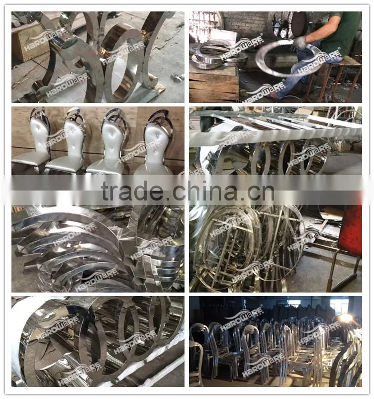CHINA SUPPLIER SUPPLY STAINLESS STEEL CHAIR AND TABLE FURNITURE