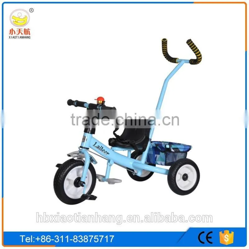 2016 hot selling pusher three wheel baby walker for big babies