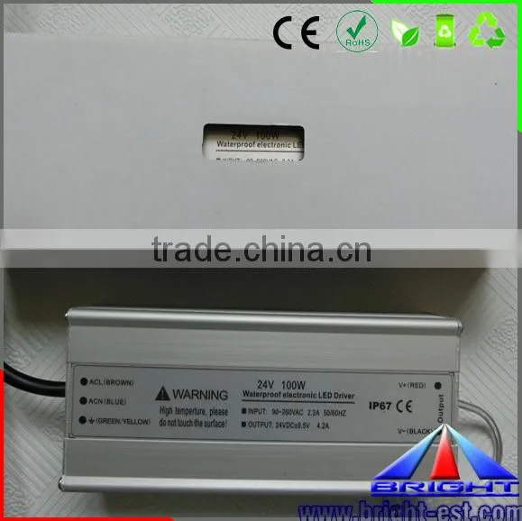 Constant current 100W led driver 12v, waterproof led driver