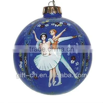 Inside Painted Glass Christmas Ball